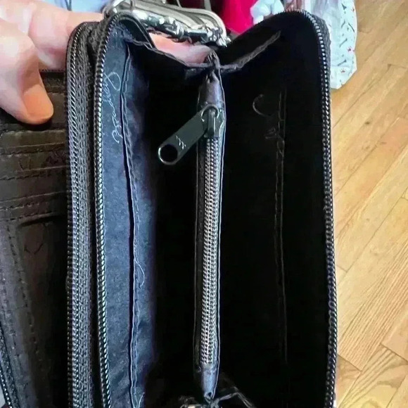 Vera Bradley Retired Sierra On The Square Wristlet Wallet - Picture 3 of 5